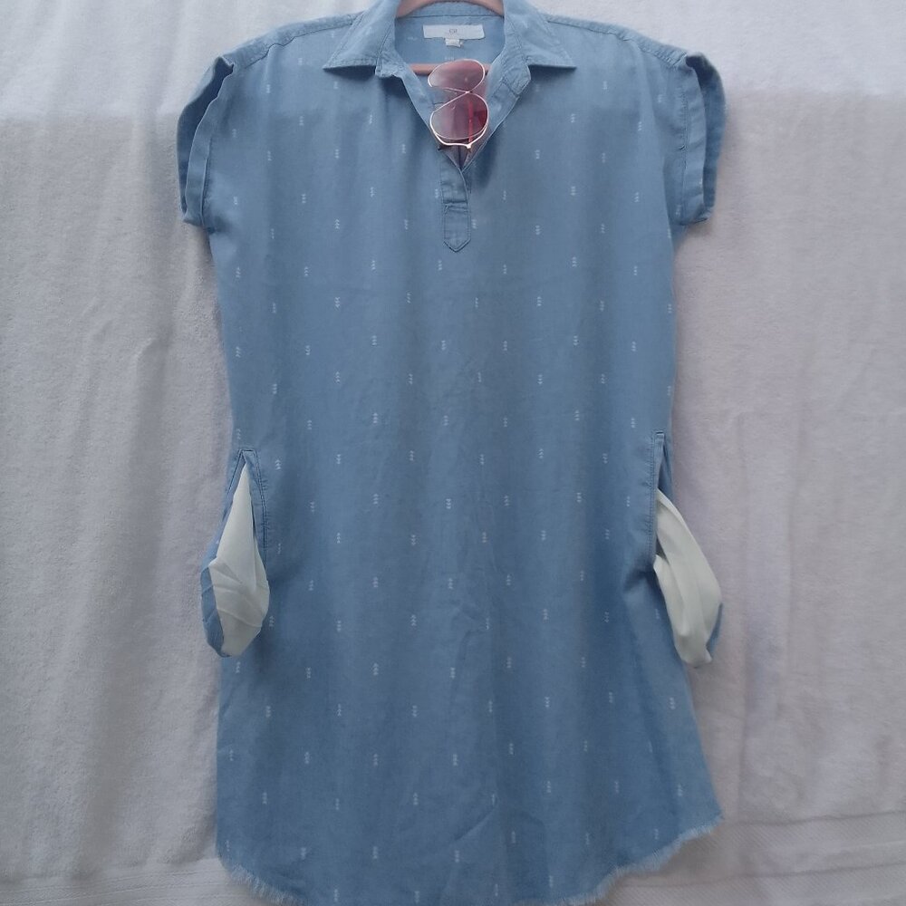 Bundle trendy sunglasses&Thread&Supply dressy long pullover short dress